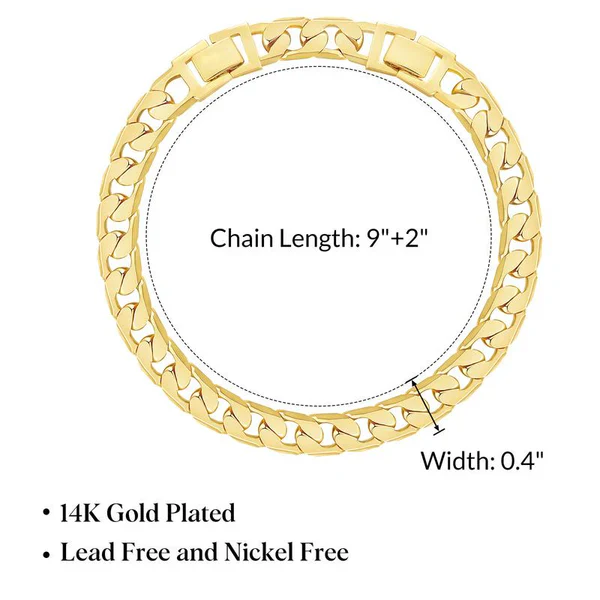 2pc 14k Chunky Link Anklets - Image 12