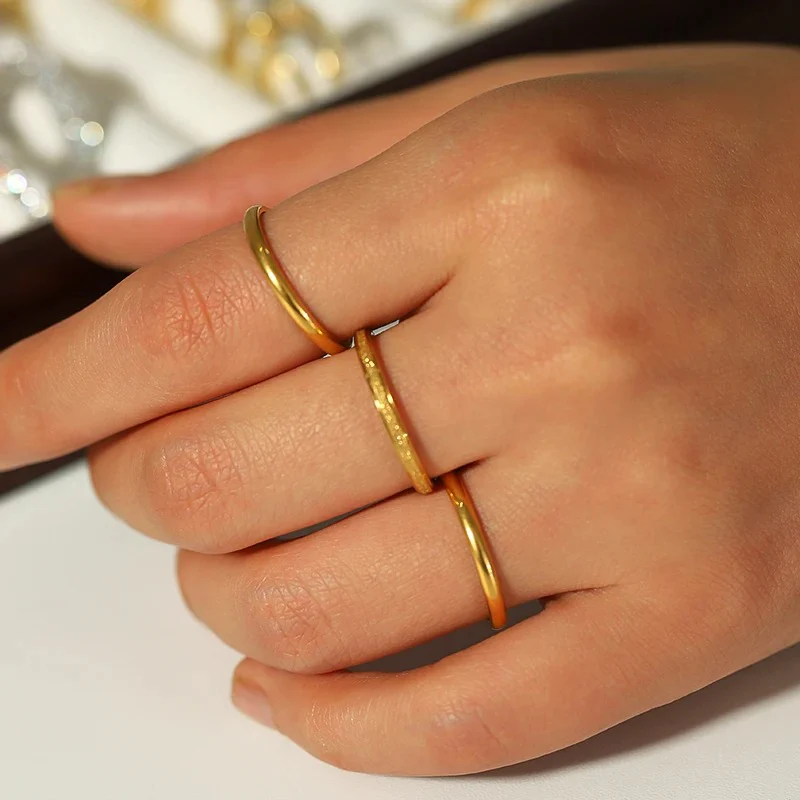 3pc Dainty Minimal Knuckle Rings - Image 2