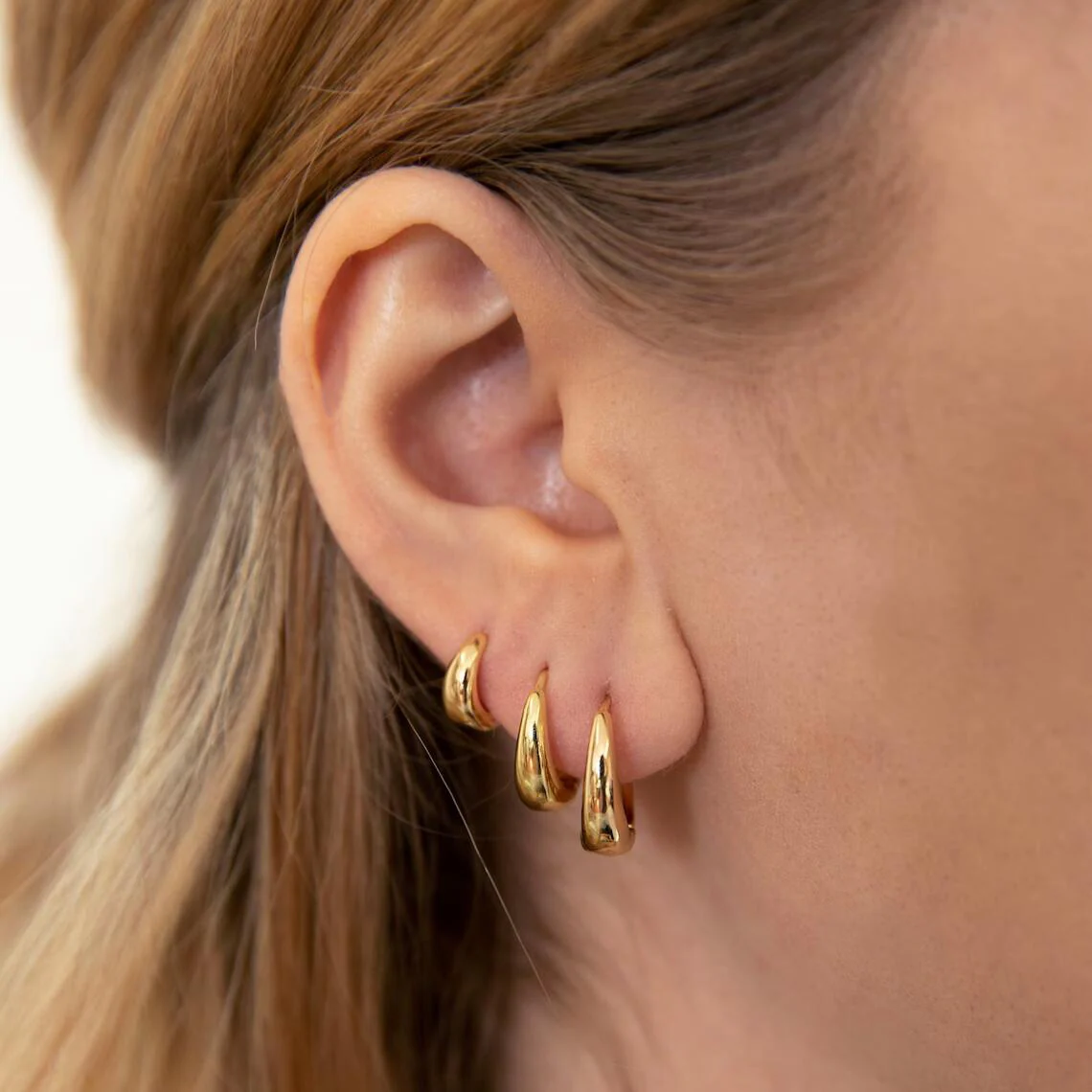 6pc Minimalist Geometric Hoop Earring Set