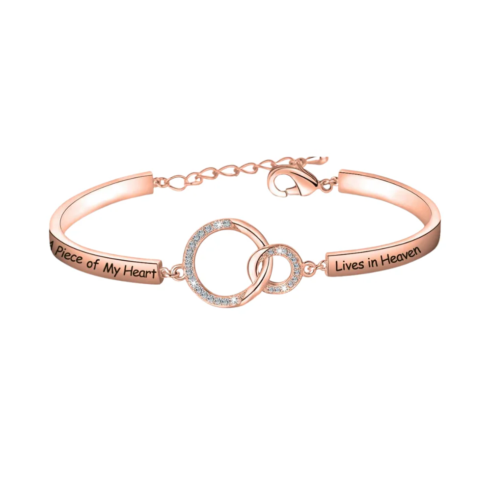 A Piece Of My Heart Lives In Heaven Bracelet - Image 2