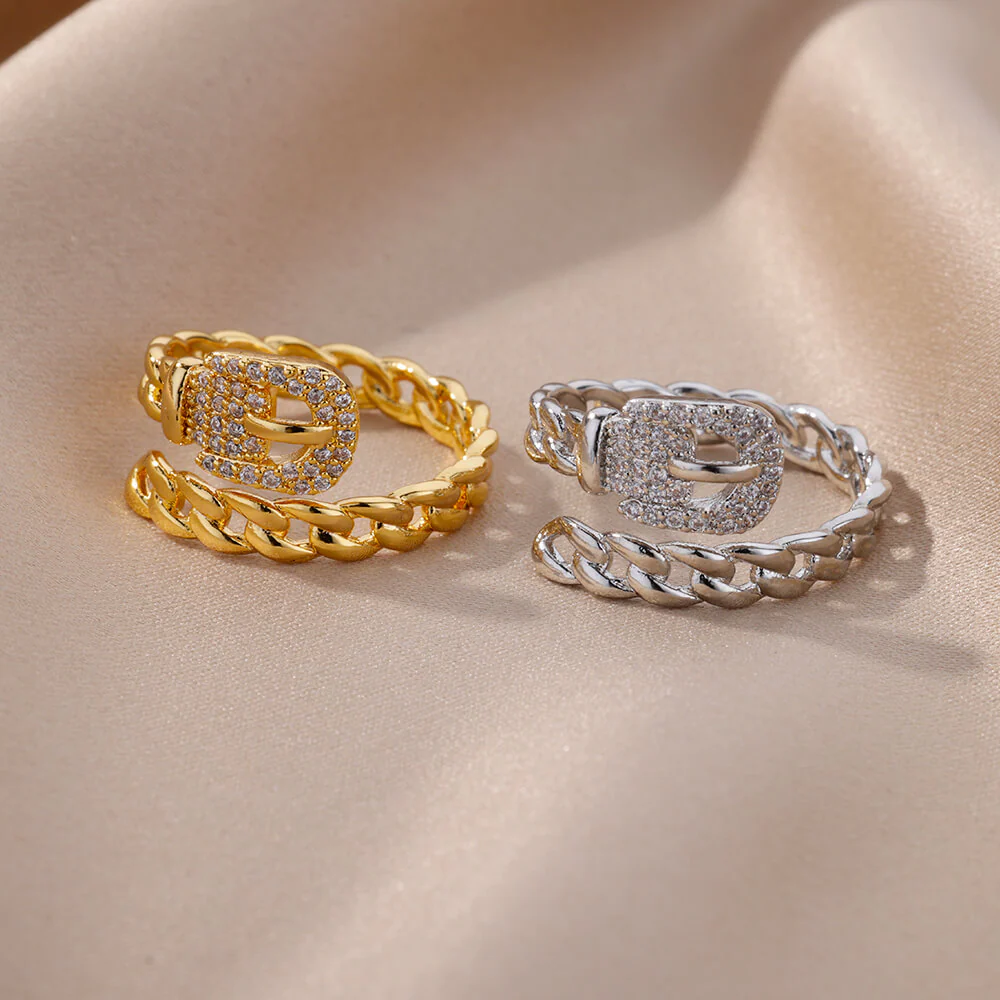 Buckle Chain Adjustable Ring