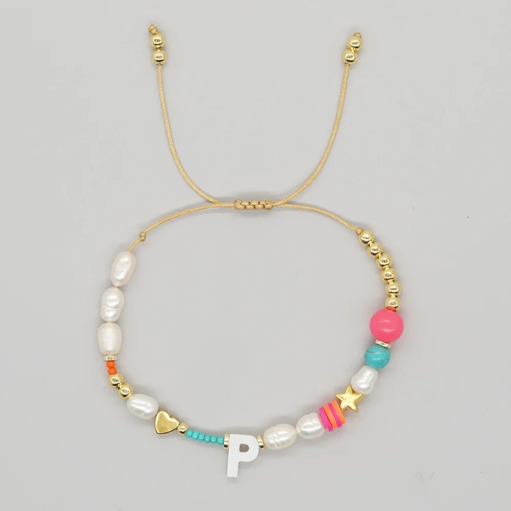 Color Splash Initial Bracelet - Image 20