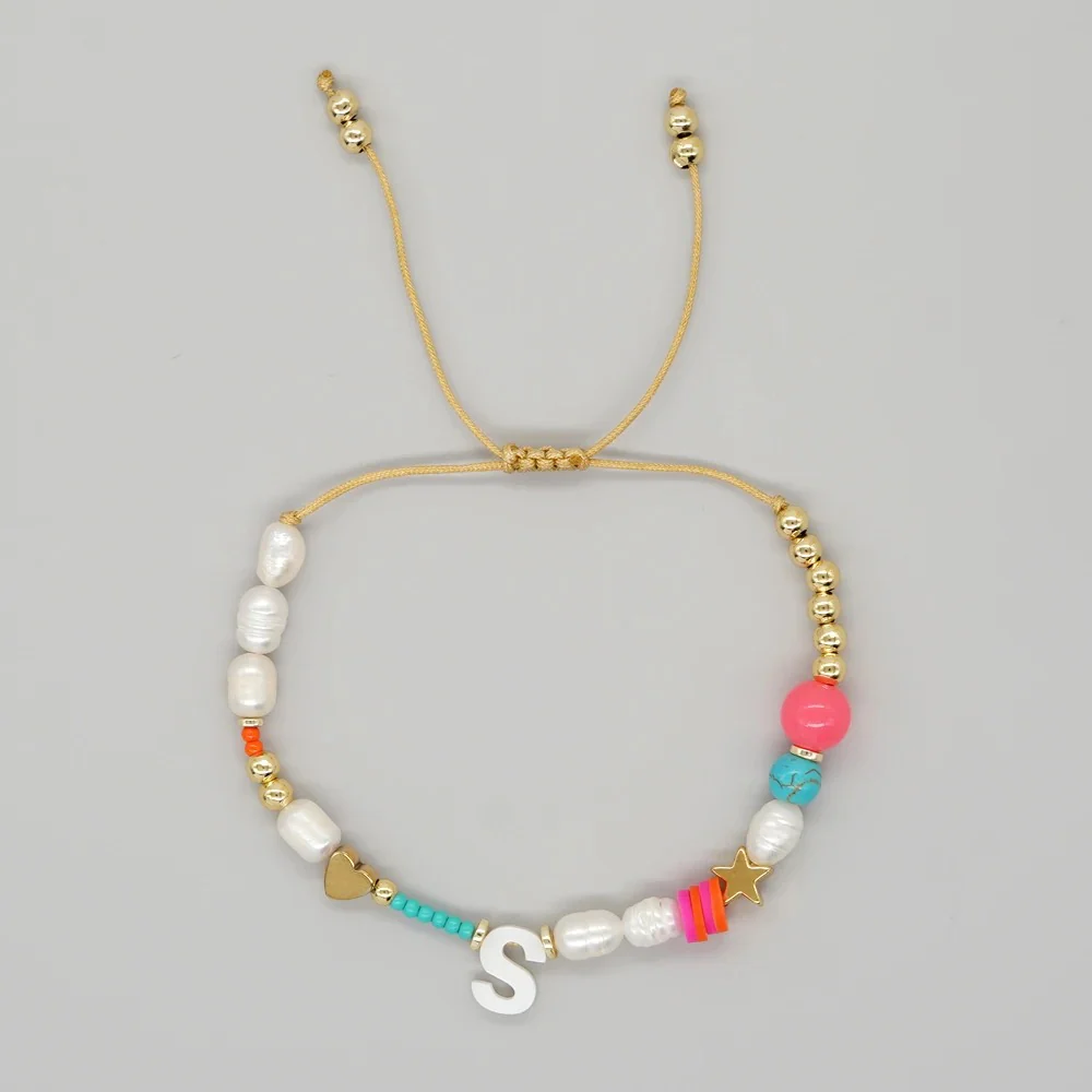 Color Splash Initial Bracelet - Image 23
