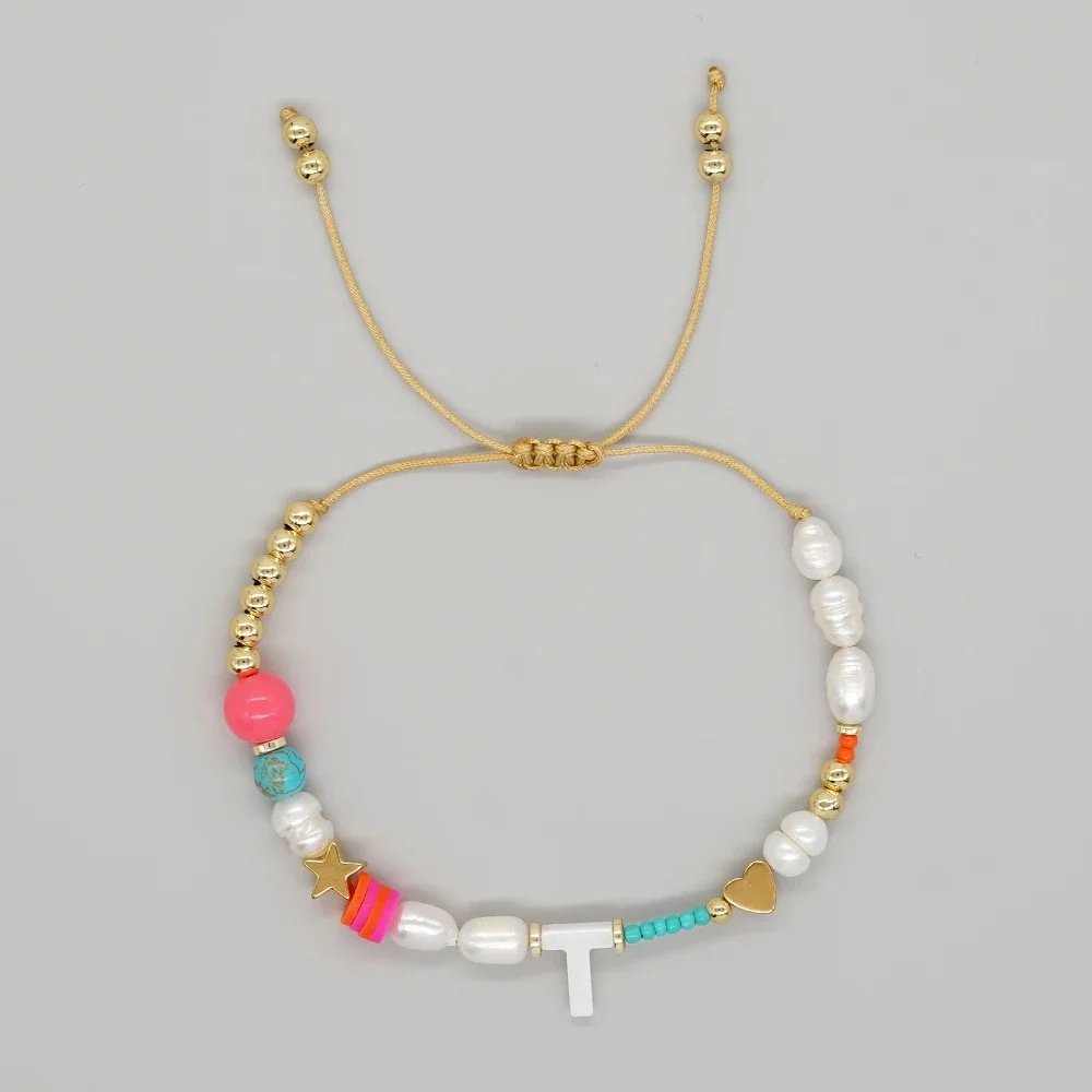 Color Splash Initial Bracelet - Image 24