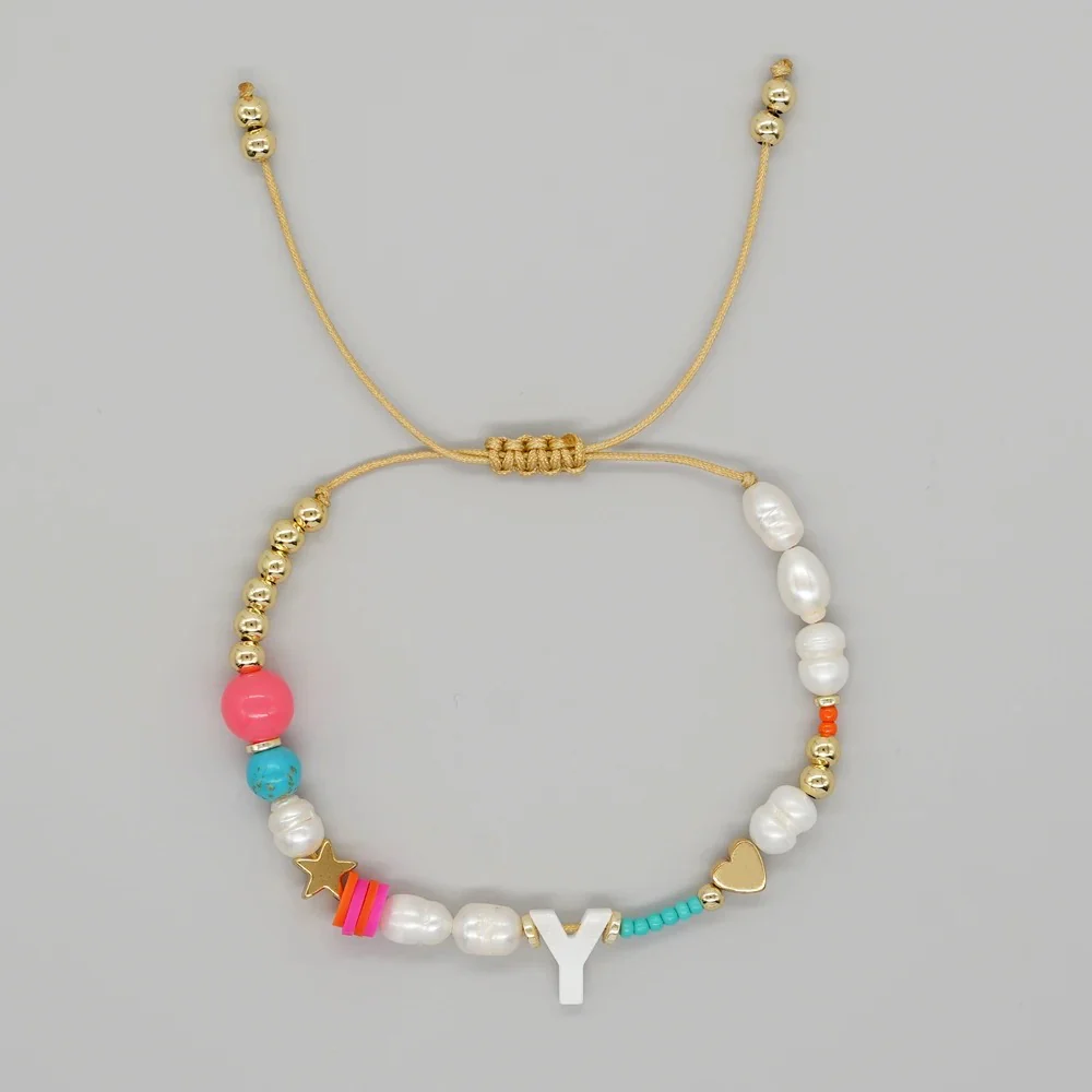 Color Splash Initial Bracelet - Image 29