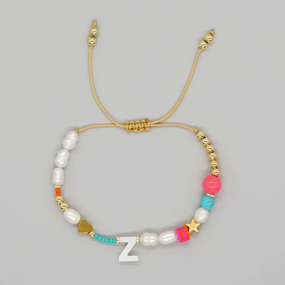 Color Splash Initial Bracelet - Image 30