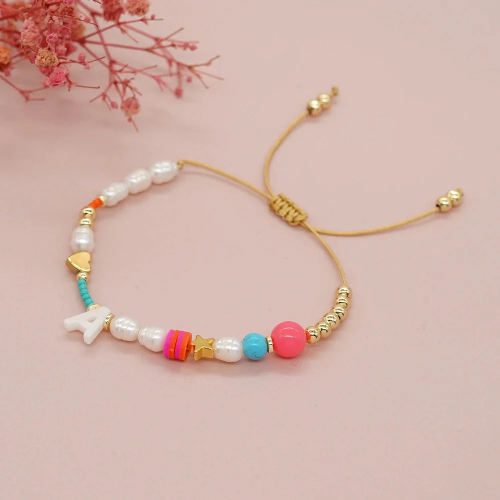 Color Splash Initial Bracelet - Image 5