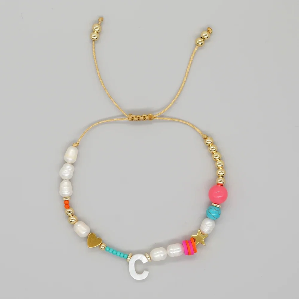 Color Splash Initial Bracelet - Image 7
