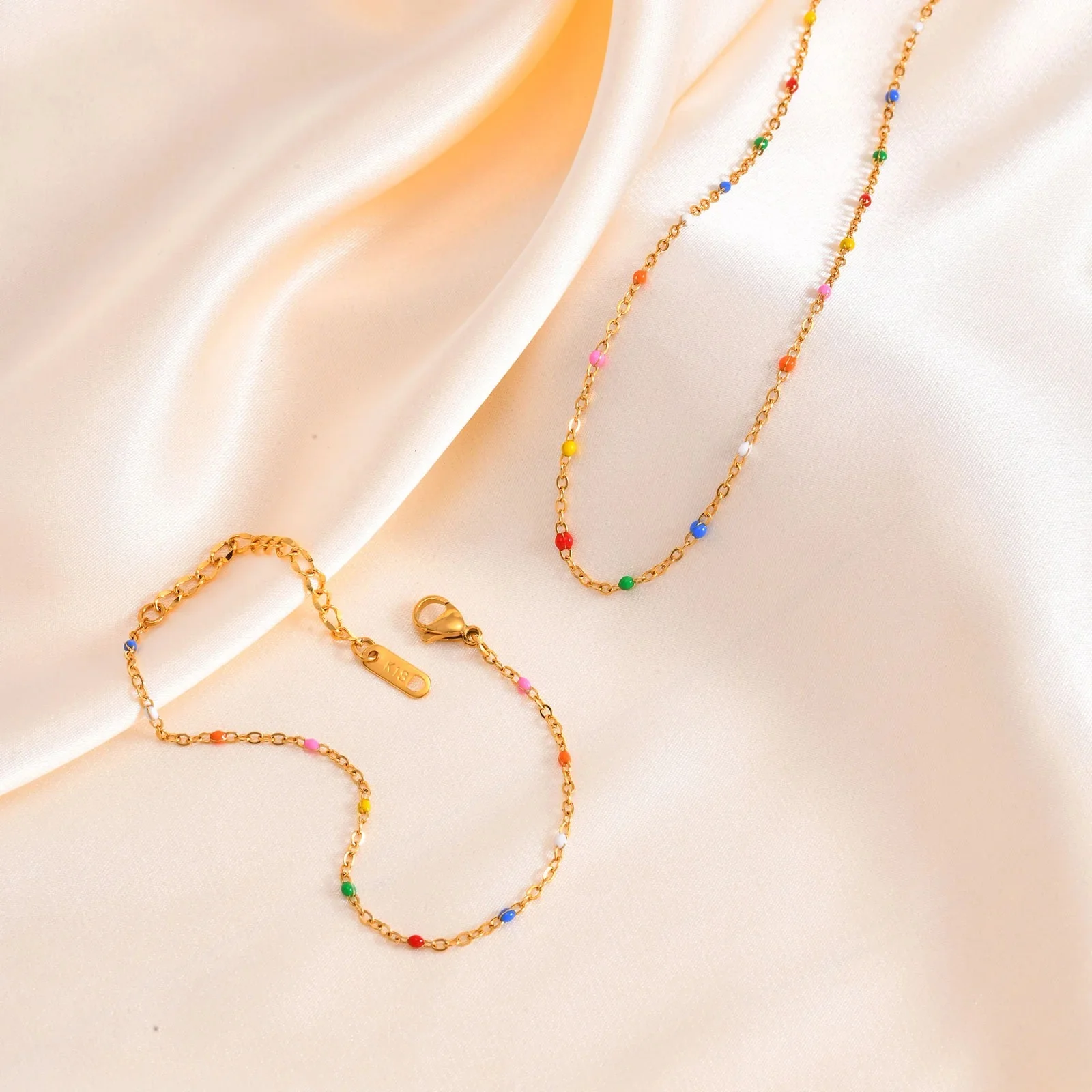Colorful Bead Bracelet - Image 2