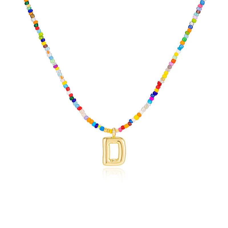Colorful Letter Necklace - Image 11