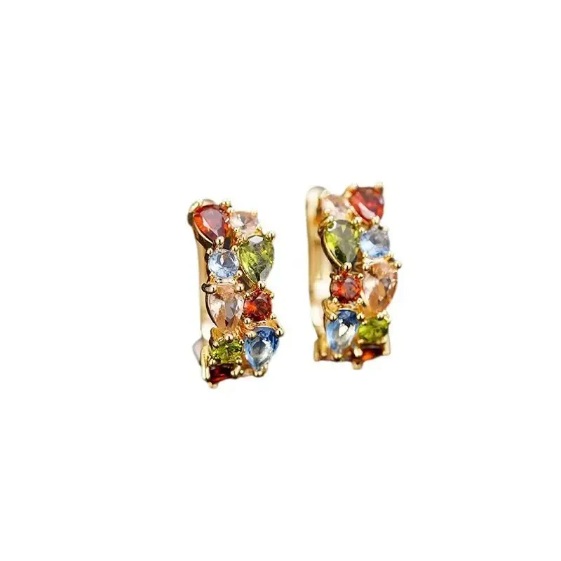 Colorful Stud Earrings - Image 5