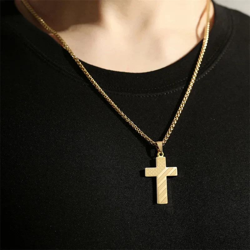 Flag Cross Verse Necklace - Image 6