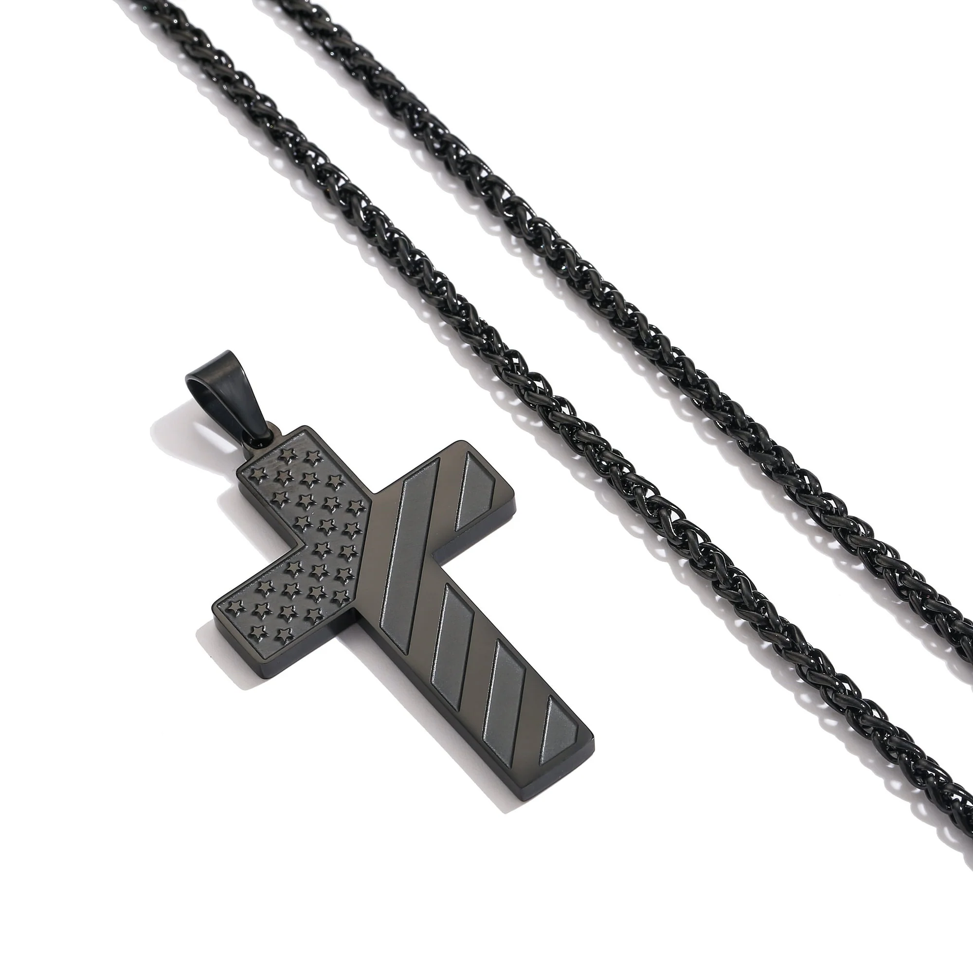 Flag Cross Verse Necklace - Image 7