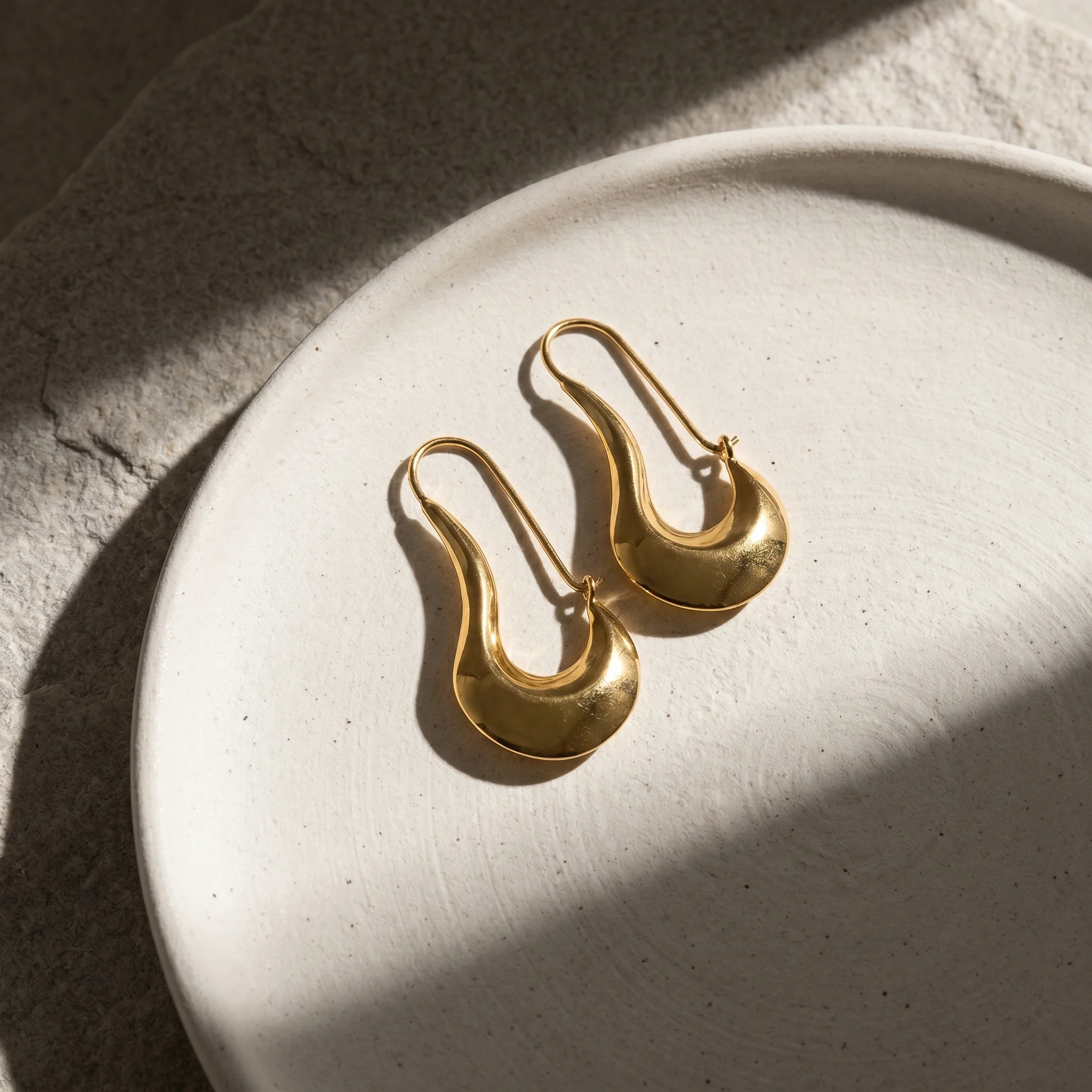 Geometric Dangle Earrings - Image 4