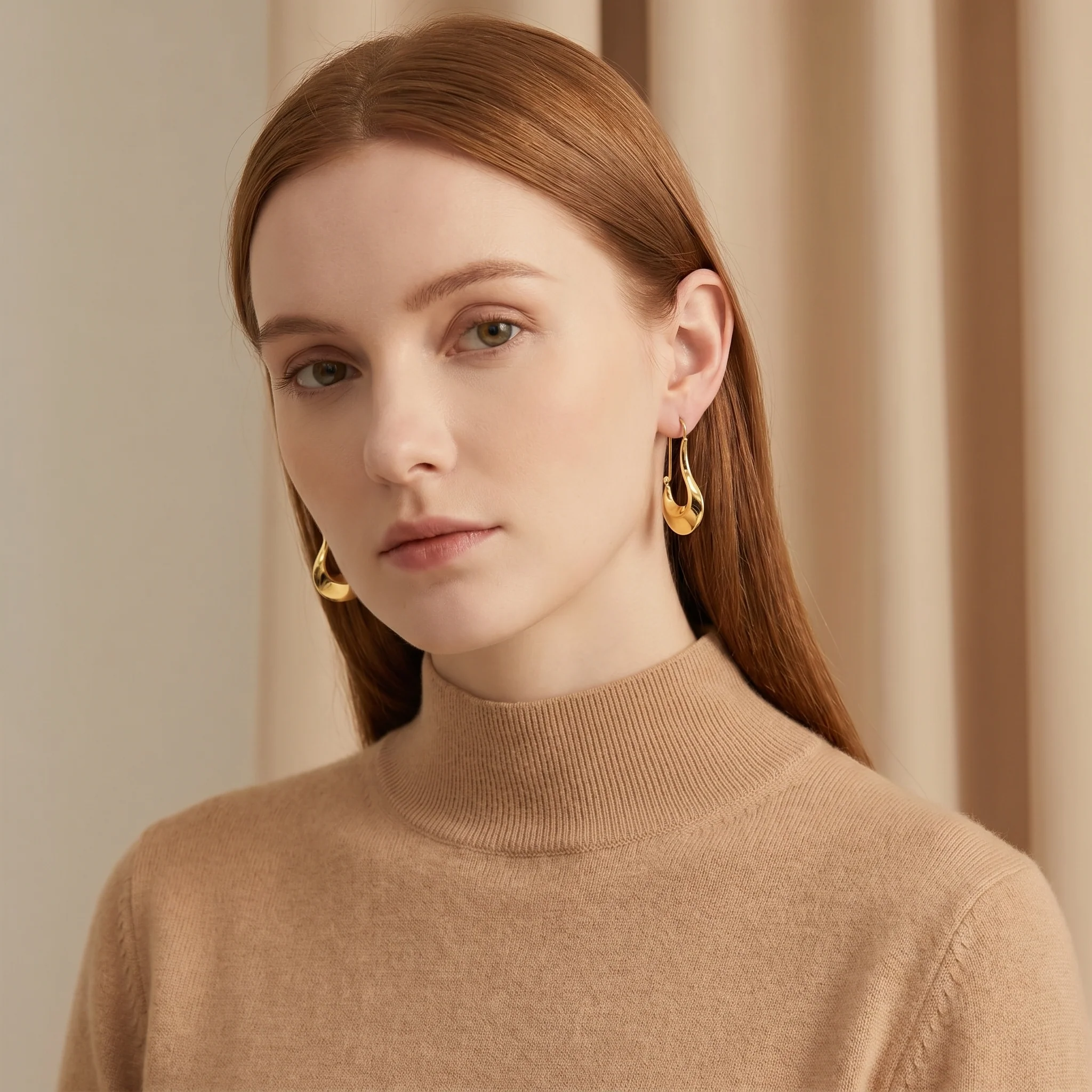 Geometric Dangle Earrings - Image 7
