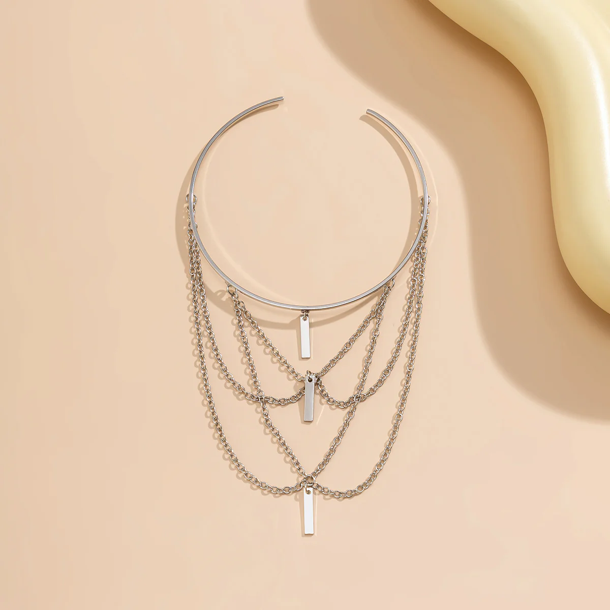 Gold Chain Tassel Arm Bracelet - Image 7