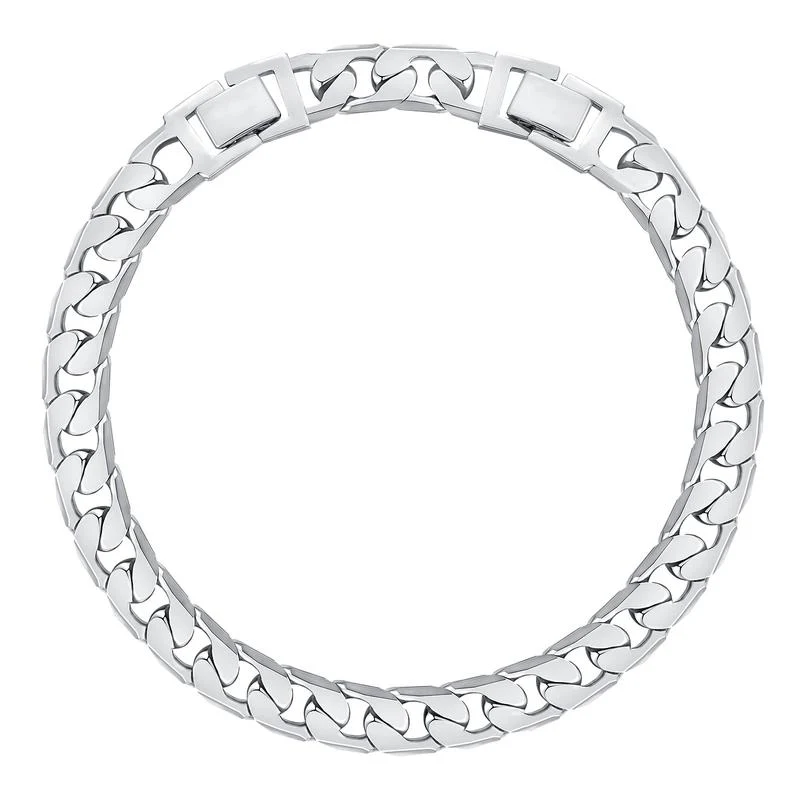 Minimal Chunky Cuban Anklet - Image 4