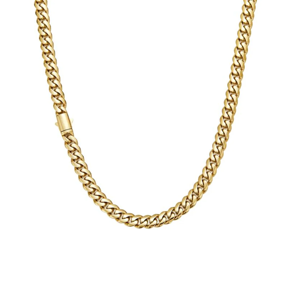 Minimal Cuban Link Necklace - Image 8