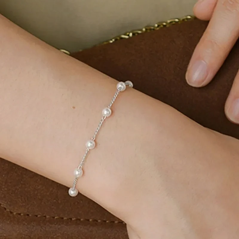 Minimal Pearl Bracelet - Image 8