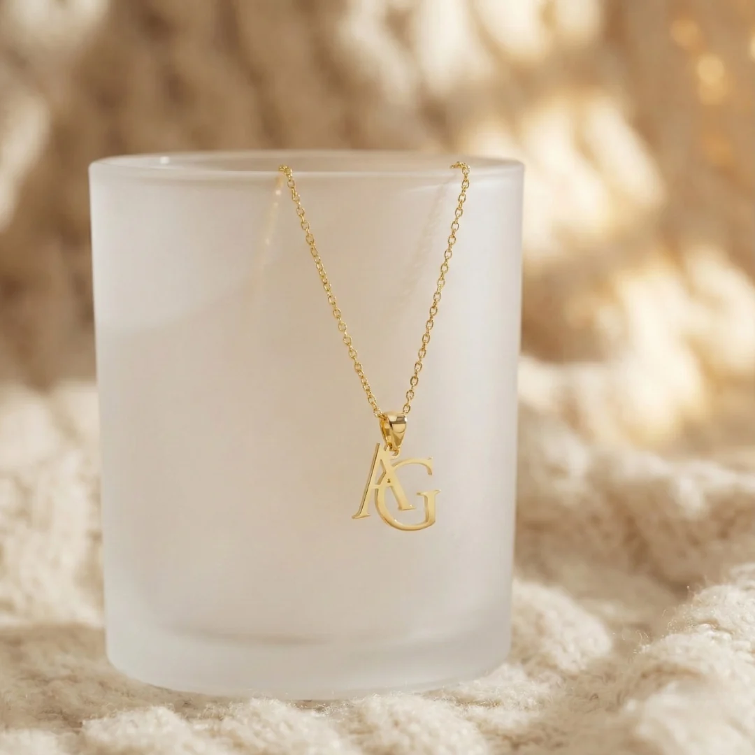 Personalized Letter Necklace - Image 3
