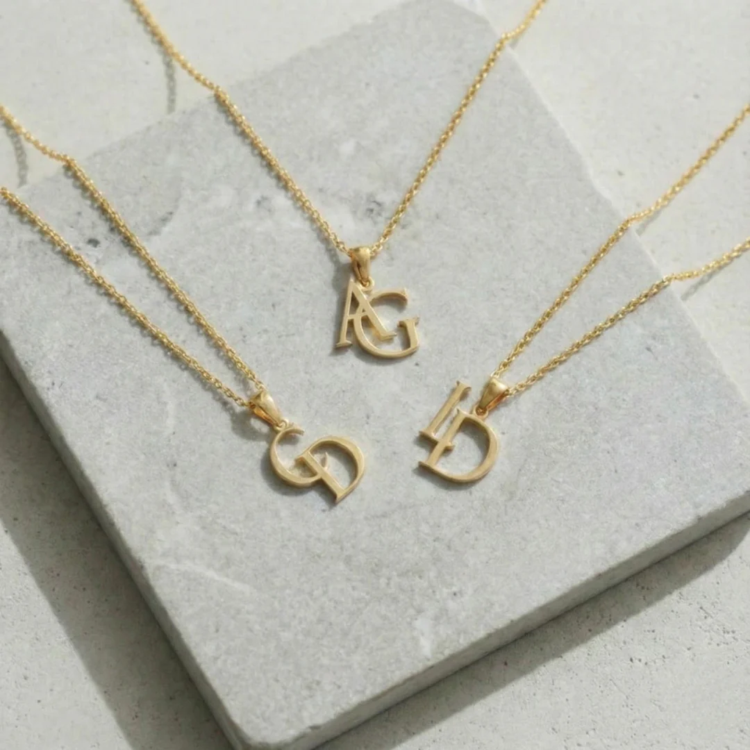 Personalized Letter Necklace - Image 7