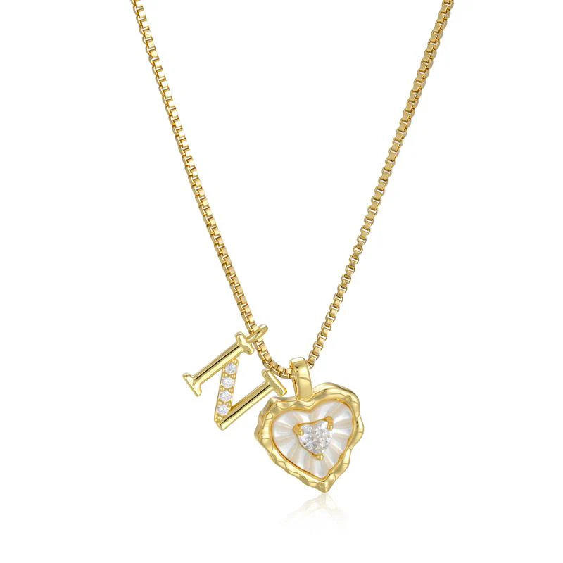 Scalloped Shell Heart Necklace - Image 18