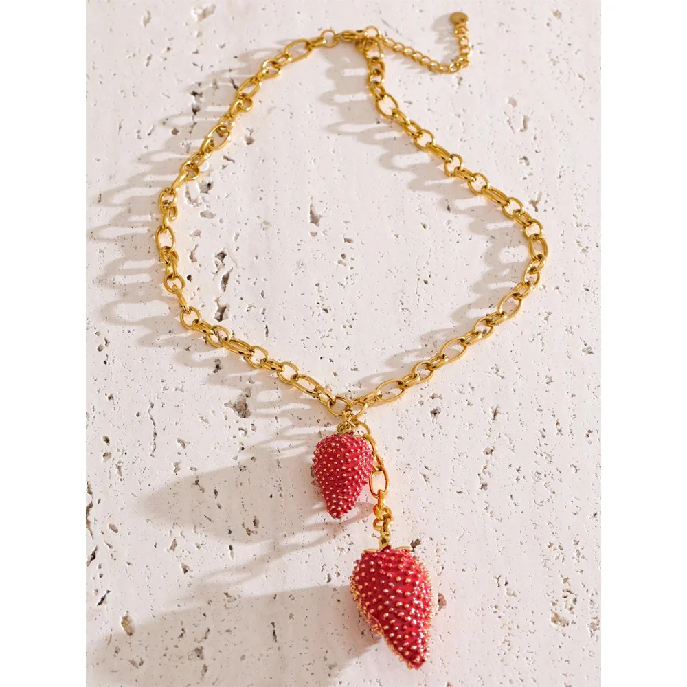 Strawberry Blossom Necklace - Image 2