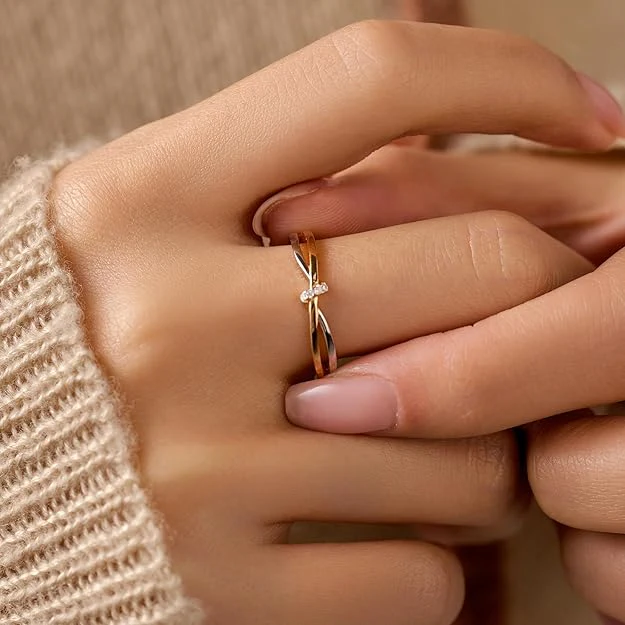 Twisted Knot Infinity Love Ring - Image 3