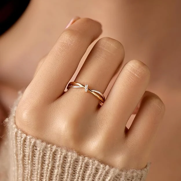 Twisted Knot Infinity Love Ring - Image 5